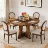 Round dining table, wooden table, kitchen dining table, dining table, coffee table