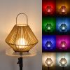2-in-1 Portable Lantern & Floor Lamp for Indoors & Outdoors