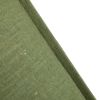 2-Pack Linen Pillows, 20"x20" Dark Cilantro