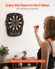 Electronic Dart Board, 13.5" Target Dartboard with 43 Games & 200+ Variations for Up to 8 Players, 6 Dart Shafts with Flights & 50 Soft Tips