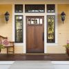 1-Pack Vintage Wall-Mounted Outdoor Lantern Light – Elegant Black Metal Sconce for Porch, Patio, and Garden Lighting (Bulb Not Included)