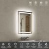 20"*28"LED Bathroom Mirror,Front-Lit and Back-Lit, Stepless Dimmable, 3 Colors CRI90+, Brightness Memory, Shatter-Proof,Anti-fog LED Vanity Mirror