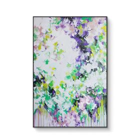 100% Unique Abstract Wall Art Hand Painted Personality Painting Beautiful On Canvas Modern Flower Pictures Home Decoration (size: 50X70cm)