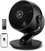 Oscillating Fan for Bedroom, 13 Inch Quiet Table Fans for Home Whole Room, 75ft Powerful Airflow, Desk Air Circulator Fan with Remote