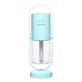 Magic Shadow USB Air Humidifier For Home With Projection Night Lights Ultrasonic Car Mist Maker Mini Office Air Purifier (Color: Blue, Style: USB)