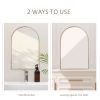 Vintage Baroque Arched Mirror