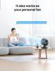 Oscillating Fan for Bedroom, 13 Inch Quiet Table Fans for Home Whole Room, 75ft Powerful Airflow, Desk Air Circulator Fan with Remote