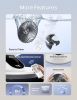 Oscillating Fan for Bedroom, 13 Inch Quiet Table Fans for Home Whole Room, 75ft Powerful Airflow, Desk Air Circulator Fan with Remote